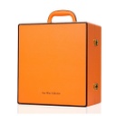 Dream 6-Bottle Leather Wine Case - Orange