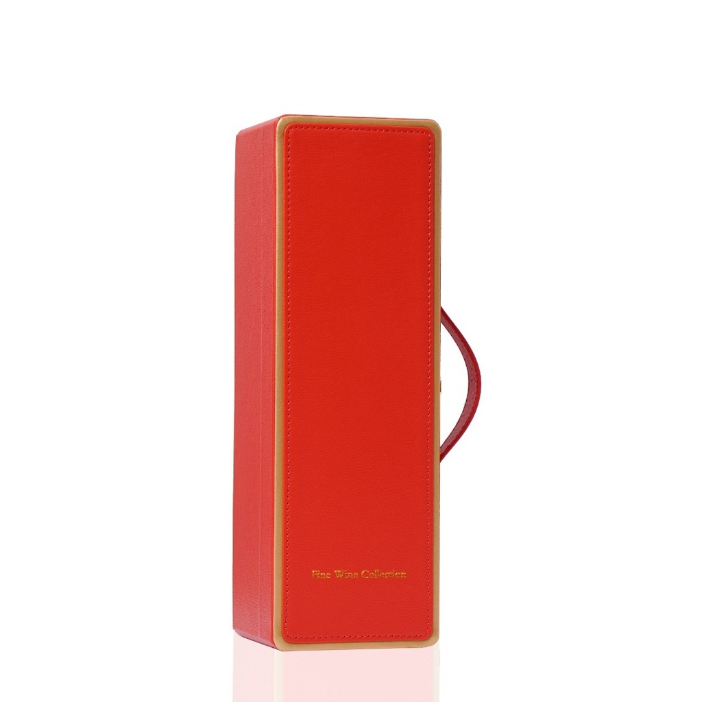 Dream 1-Bottle Leather Wine Case - Red
