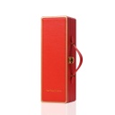 Dream 1-Bottle Leather Wine Case - Red
