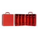 Dream 6-Bottle Leather Wine Case - Red