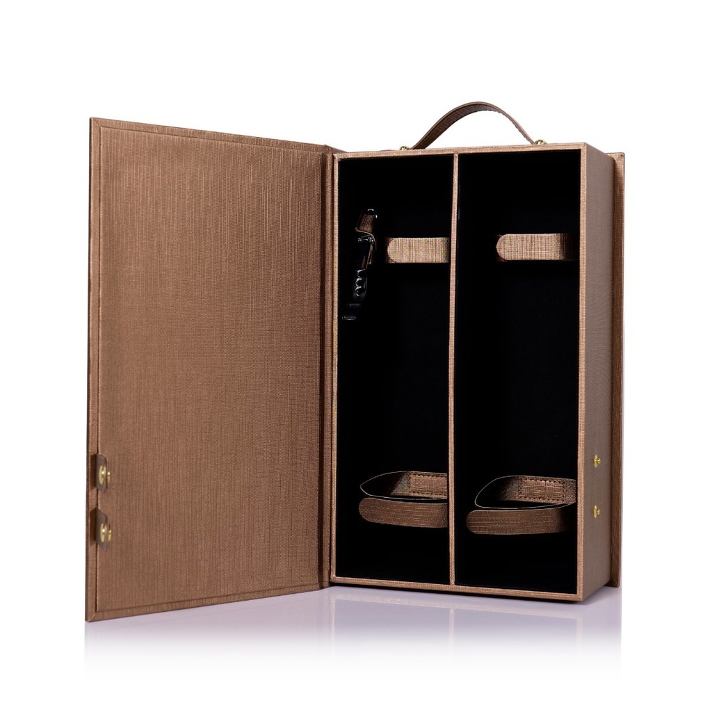Royal 2-Bottle Gift Box - Champagne Gold