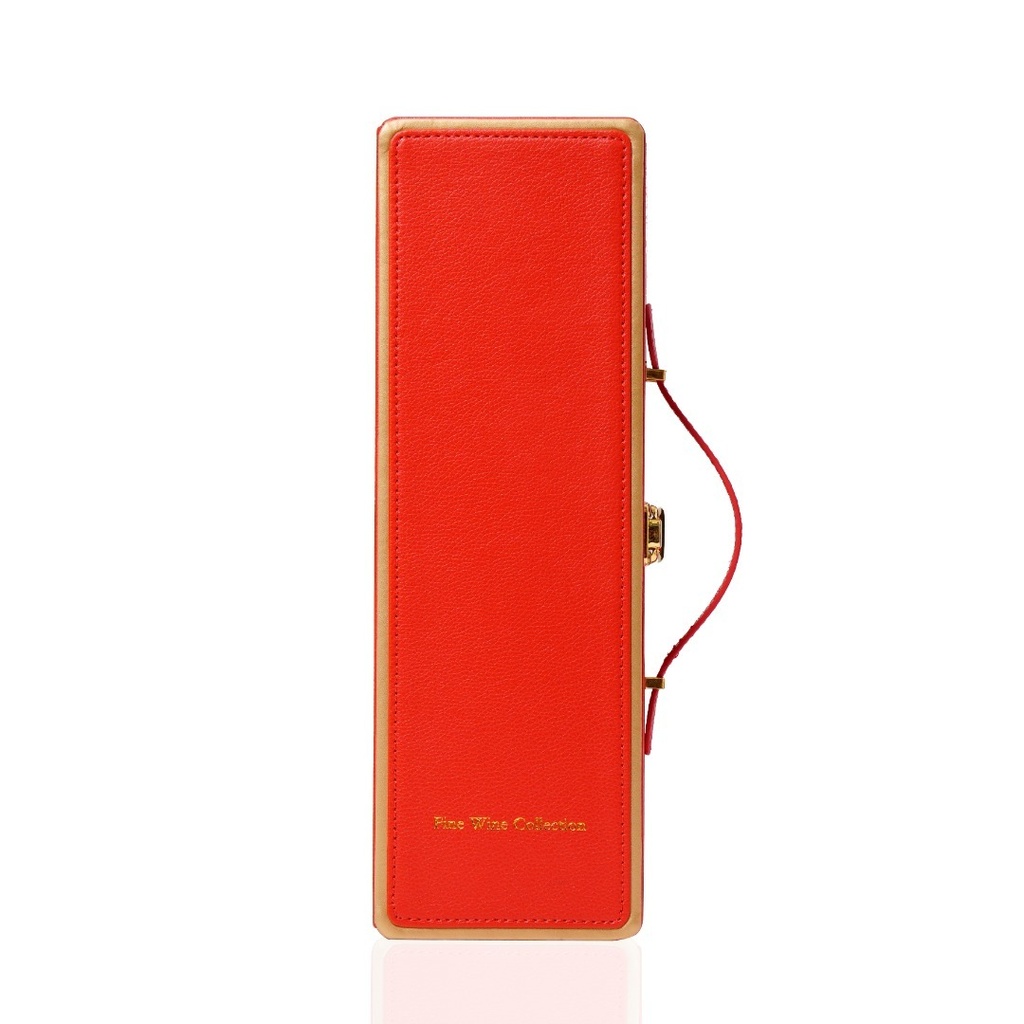 追梦单支红酒皮盒（红） Dream 1-Bottle Leather Wine Case - Red